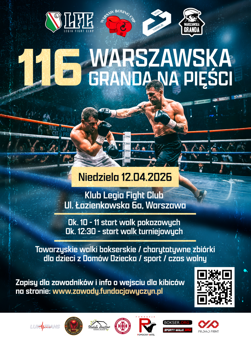 116 Warszawska Granda na pięści - zapisy!