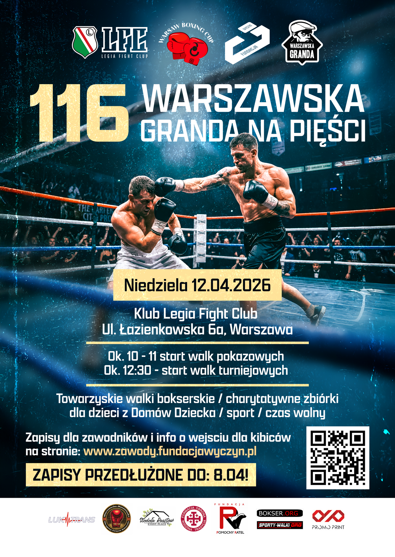 Przedłużone zapisy i aktualny harmonogram 116. Grandy!