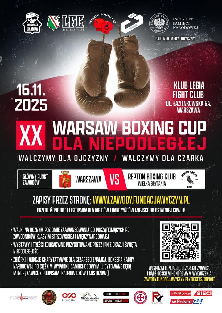 WARSAW BOXING CUP - zapisy i harmonogram