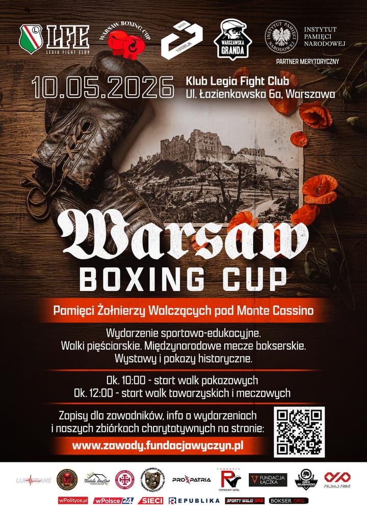 Warsaw Boxing Cup Pamięci Żołnierzy Walczących w Bitwie pod Monte Cassino.